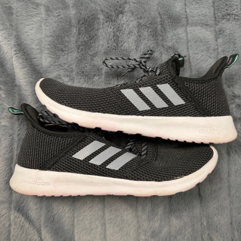 Adidas Cloudfoam Pure 2.0 Womens Running Shoes Black Grey EG3848 Size 8.5